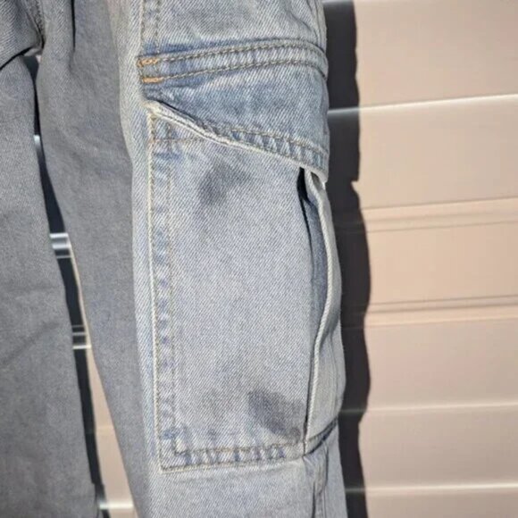 *3 FOR $9* Wax Jean Collection High Rise Skater Elastic Wide Straight Leg Pants - Picture 3 of 3